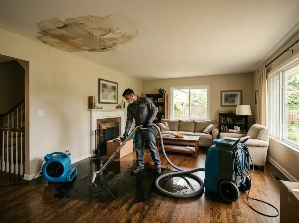 attic-pipe-burst-ceiling-drip-008 — frequently asked questions, Water Damage Restoration & Carpet Care in Neodesha, KS